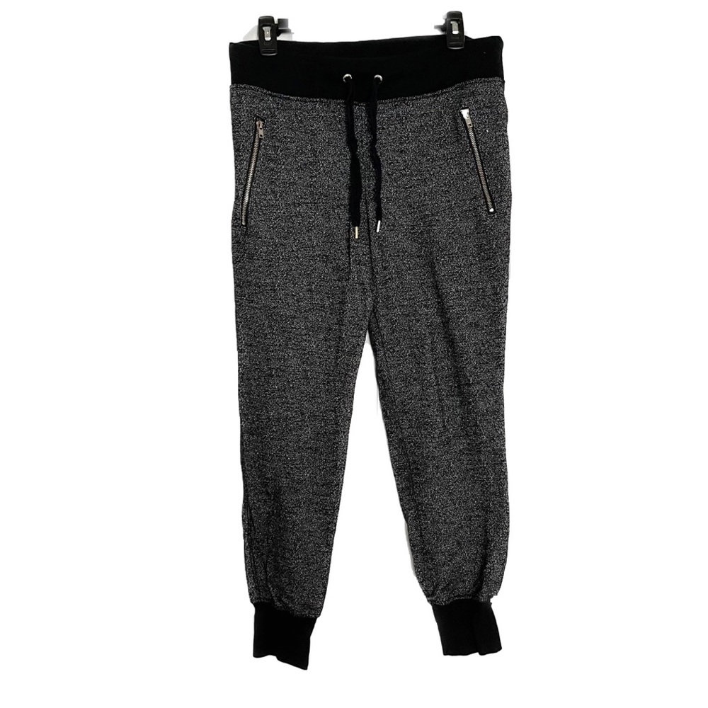 Green Tea Large Black and Grey Joggers